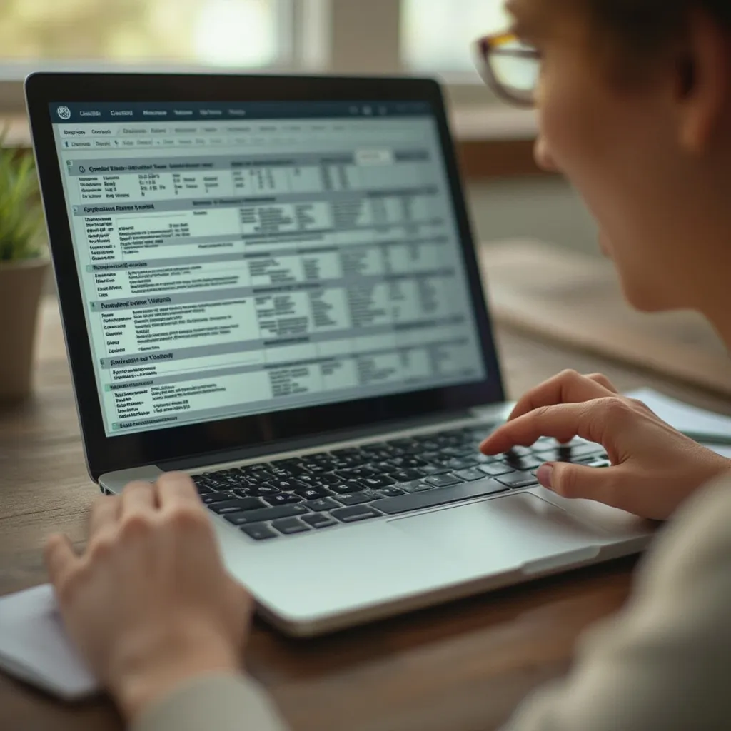 Interface utilisateur du calculateur FiscaliCalc sur tablette